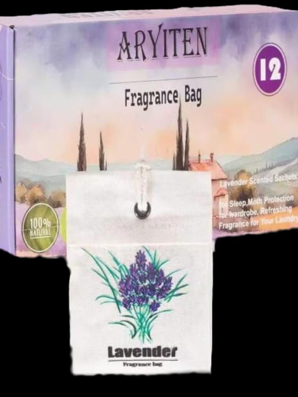 Aryiten Frangrance Lavender 12 Scented Sachets Set Closet Laundry Gifts Sleep